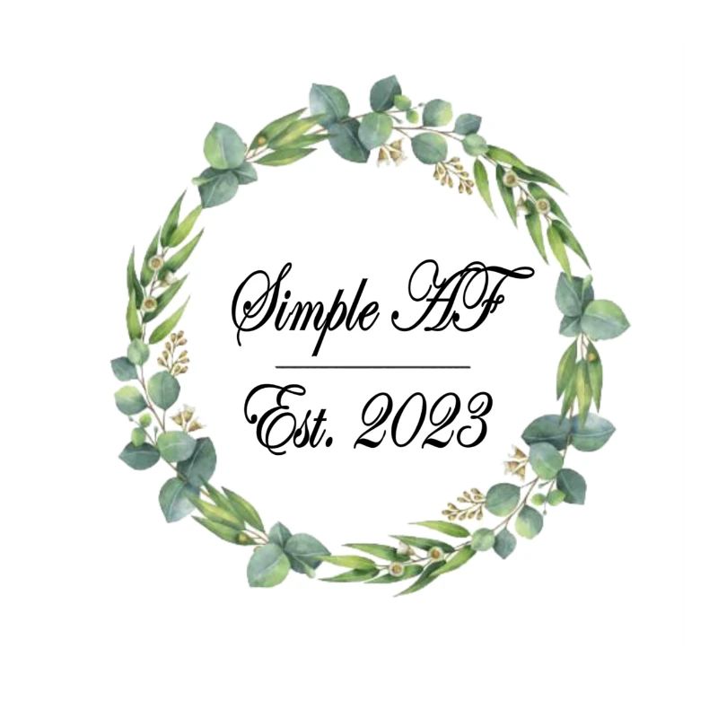 Flower Circle Print par Simple.AF