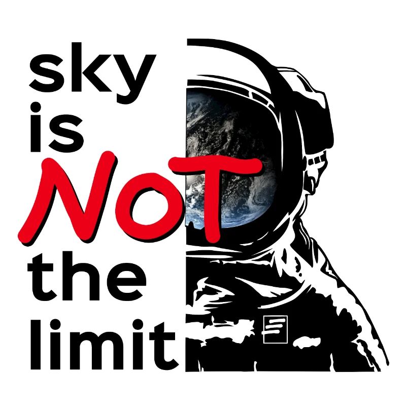 sky is Not the limit black