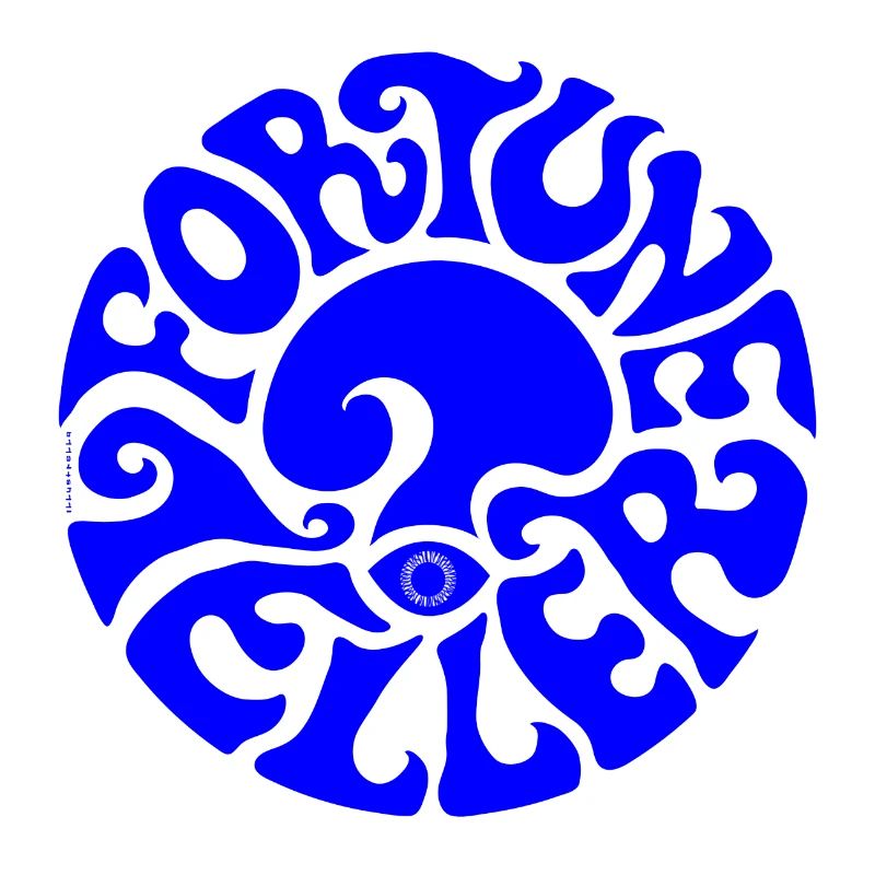 FORTUNE TELLER - blue - fortune teller psychedelic