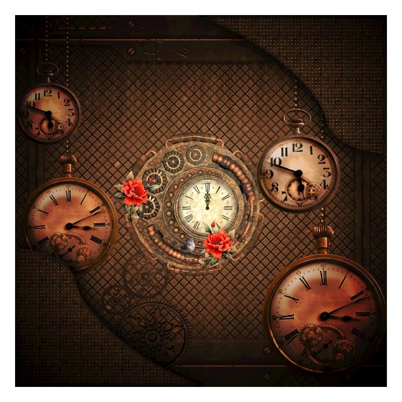 Wunderbare Steampunk-Uhr