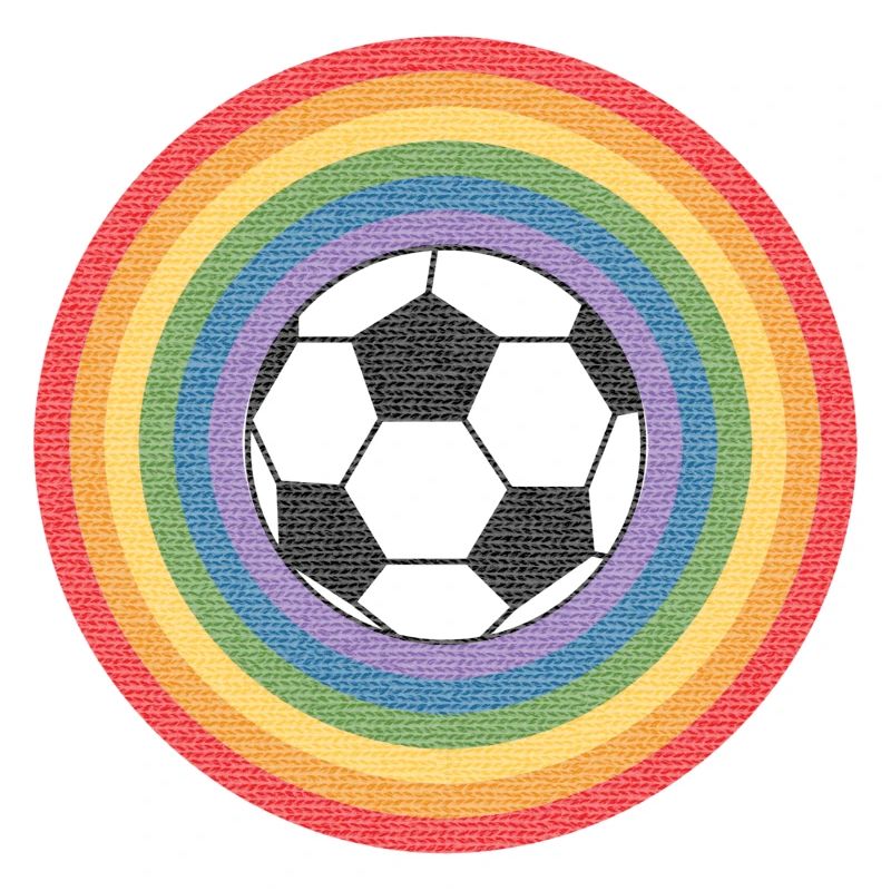 Fußball Regenbogen WM