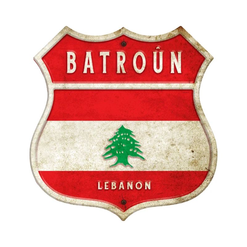 Batroun Liban Armoiries Drapeaux Design