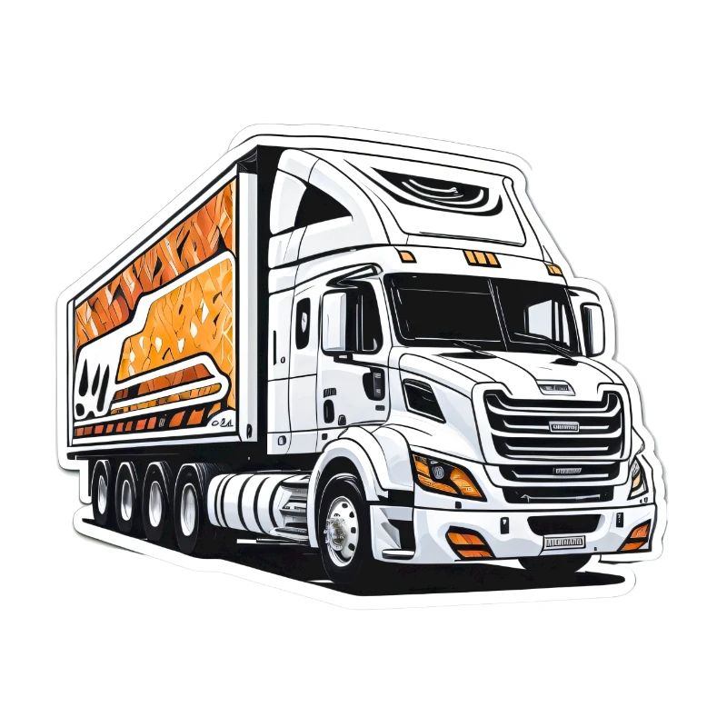 Camion semi-remorque