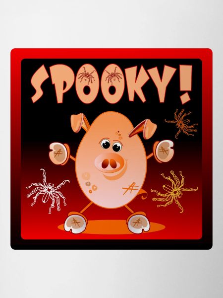 HAPPY HALLOWEEN SPIDER PIGLETS