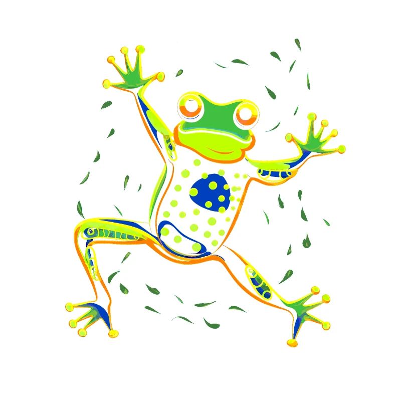 Dancing frog