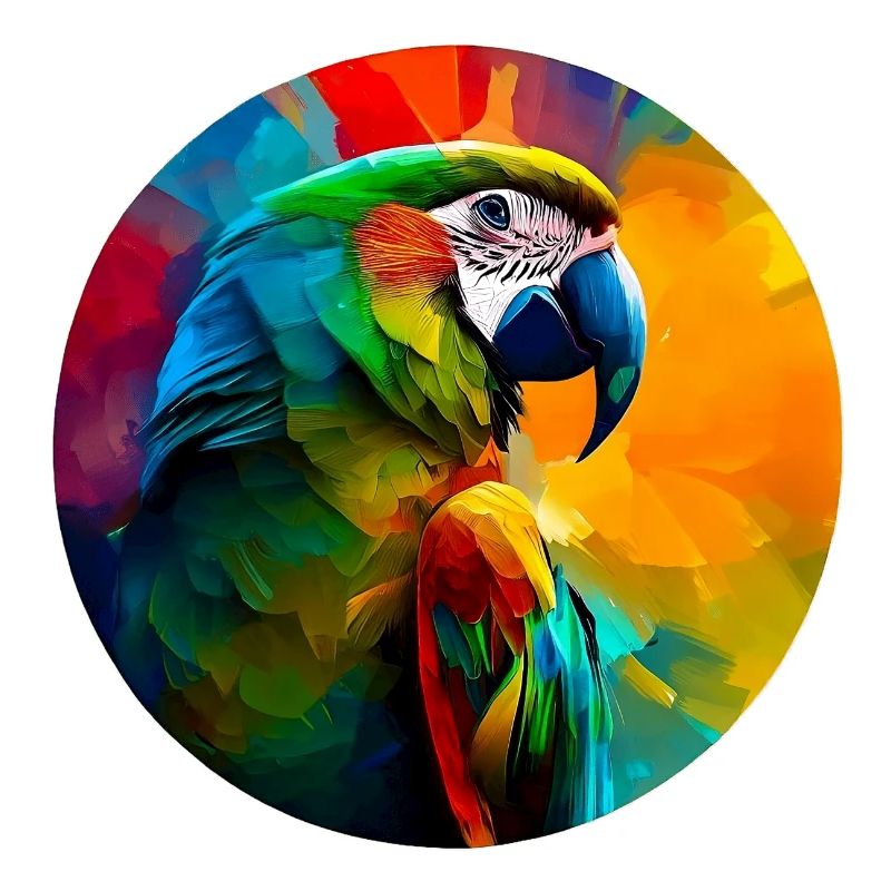 Perroquet ara coloré
