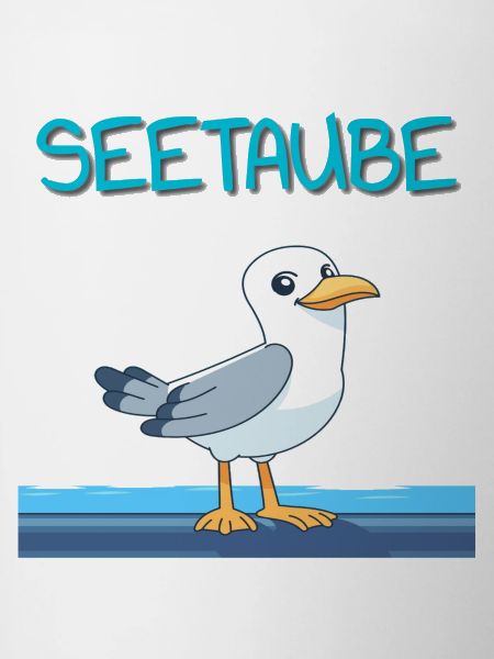 See Taube am Kai