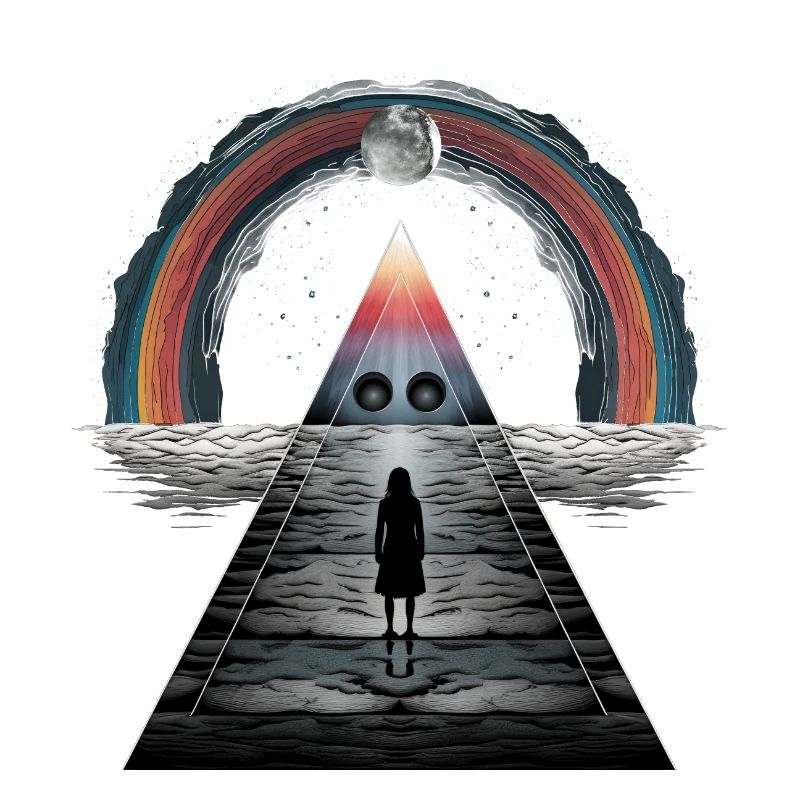 Regenbogenpyramide Mondlicht-Tango Zwielichtig