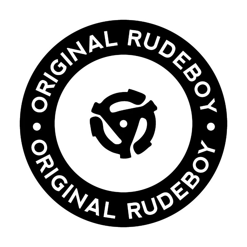 Original Rudeboy Vinyl Record - Black & White Mod