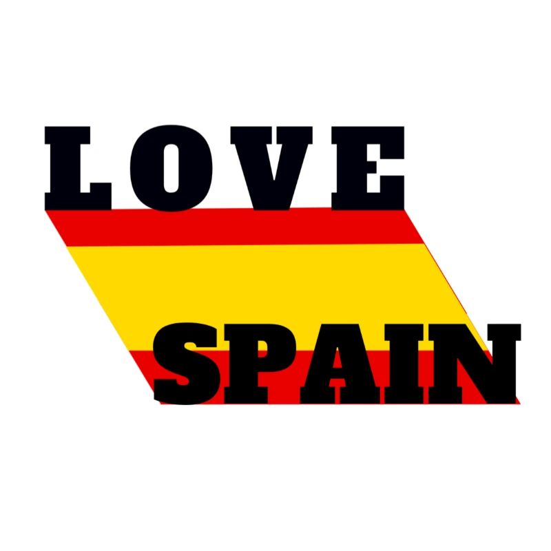 Amour Espagne Drapeau Tricolore