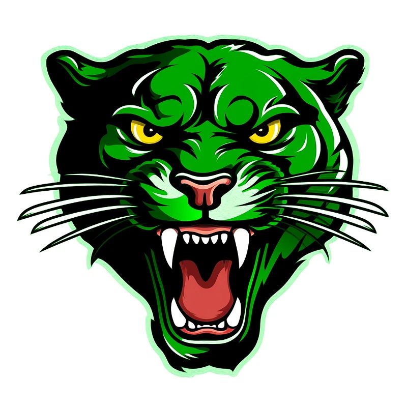 Panther Head Green