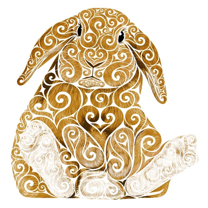 Swirly Häschen