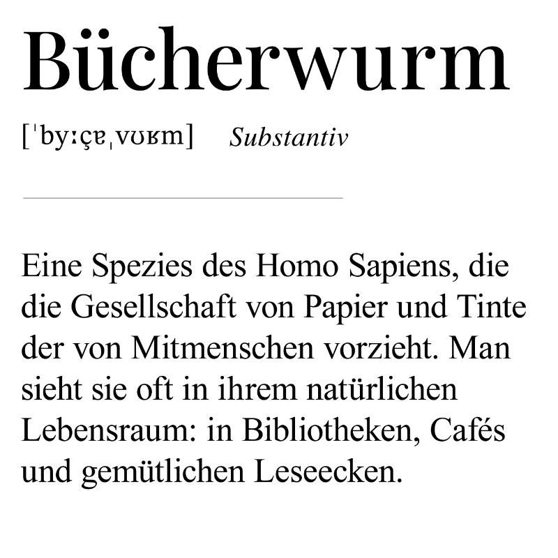 Bücherwurm Duden