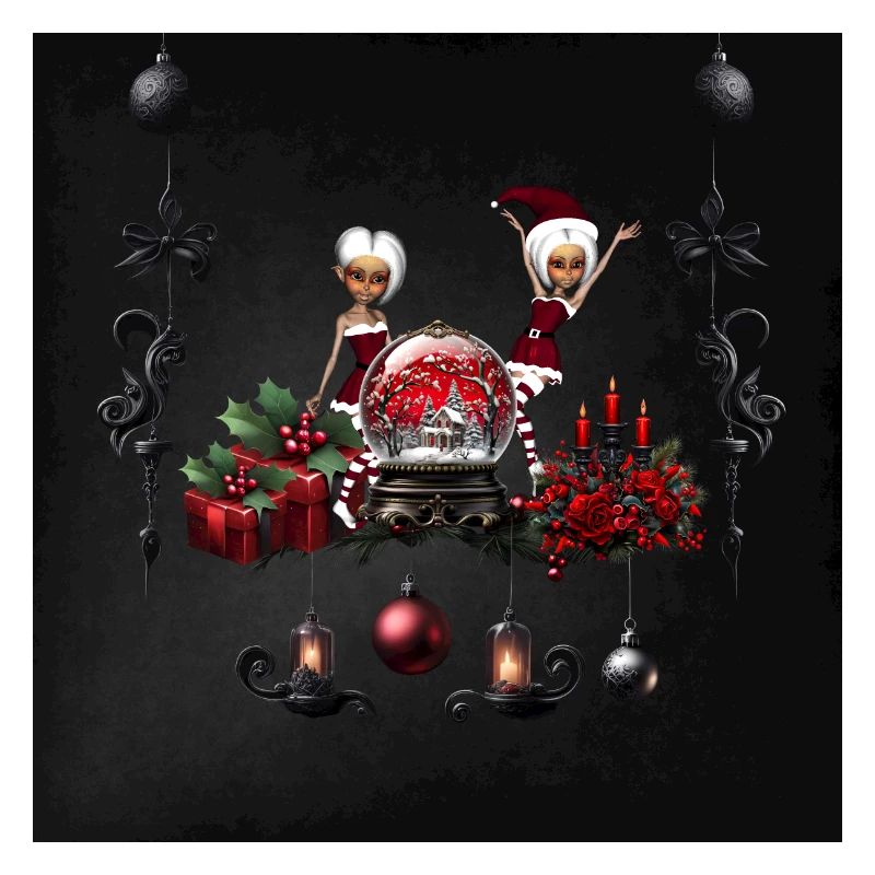 Wunderbare dunkle Weihnachtszeit