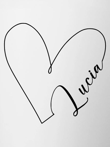Lucia Name Heart Line