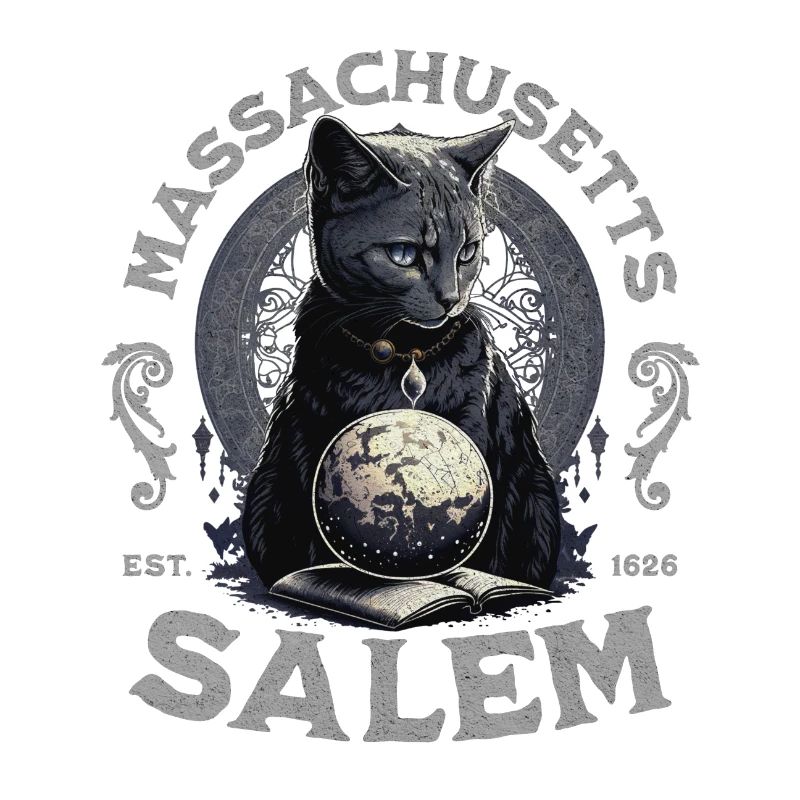 Salem Massachusetts Wizard Cat