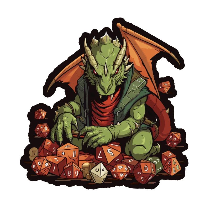 Dragon Guards D20 Cube – RPG fantastique