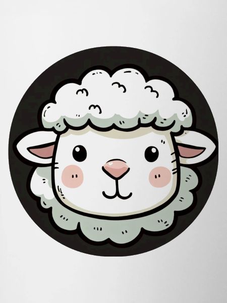Cute Sheep Head