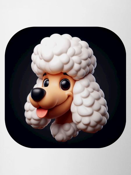 Comic Poodle Dog