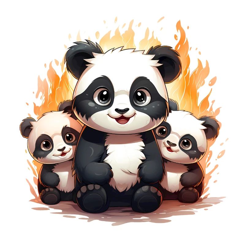 Escouade de bébés pandas