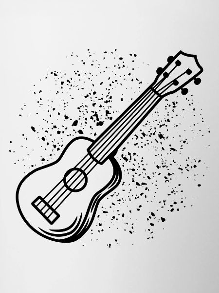 Ukulele Drawing