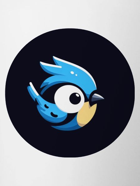 Cute Cartoon Blue