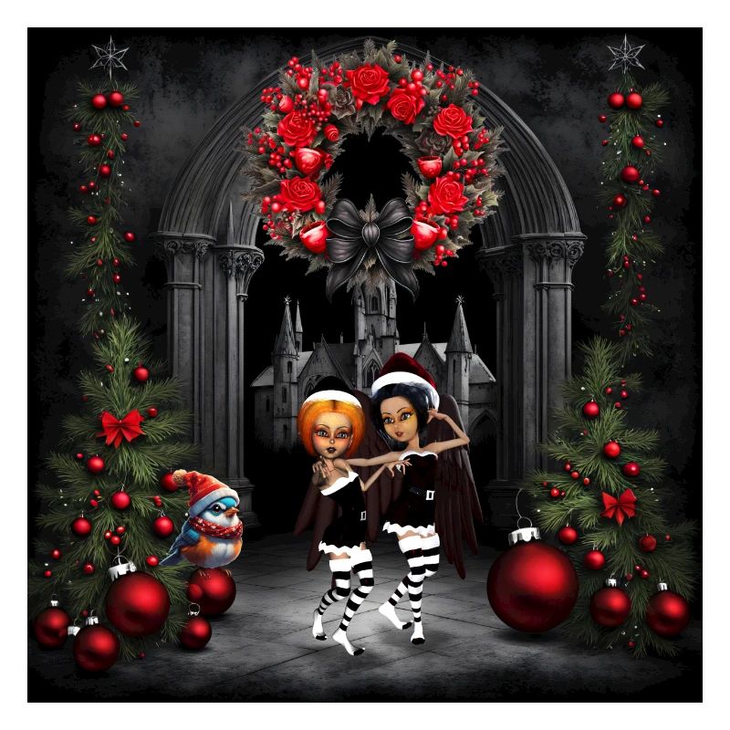 Dancing for Christmas.