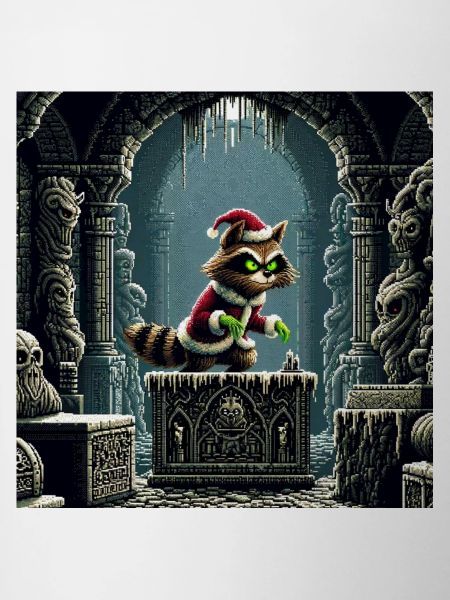 Winter Cat in Dungeon Magic