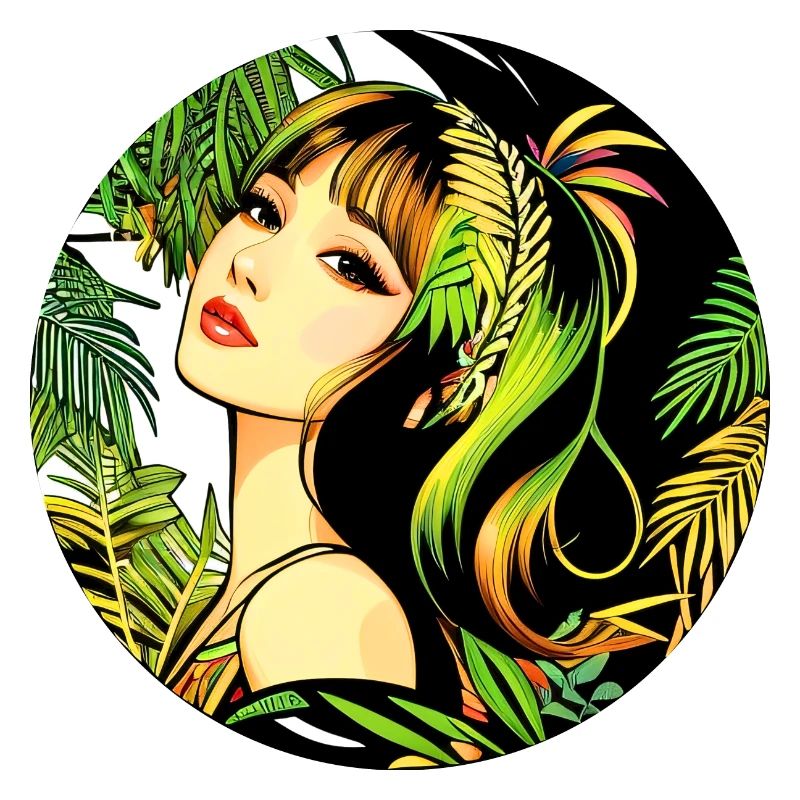 Femme Moderne Tropicale