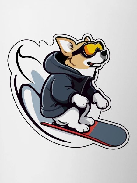 Snowboard Dog