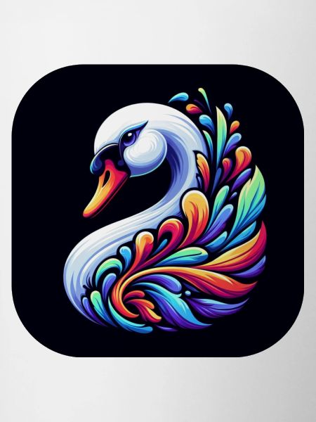 Schwan Tier Vogel Bunt Comic