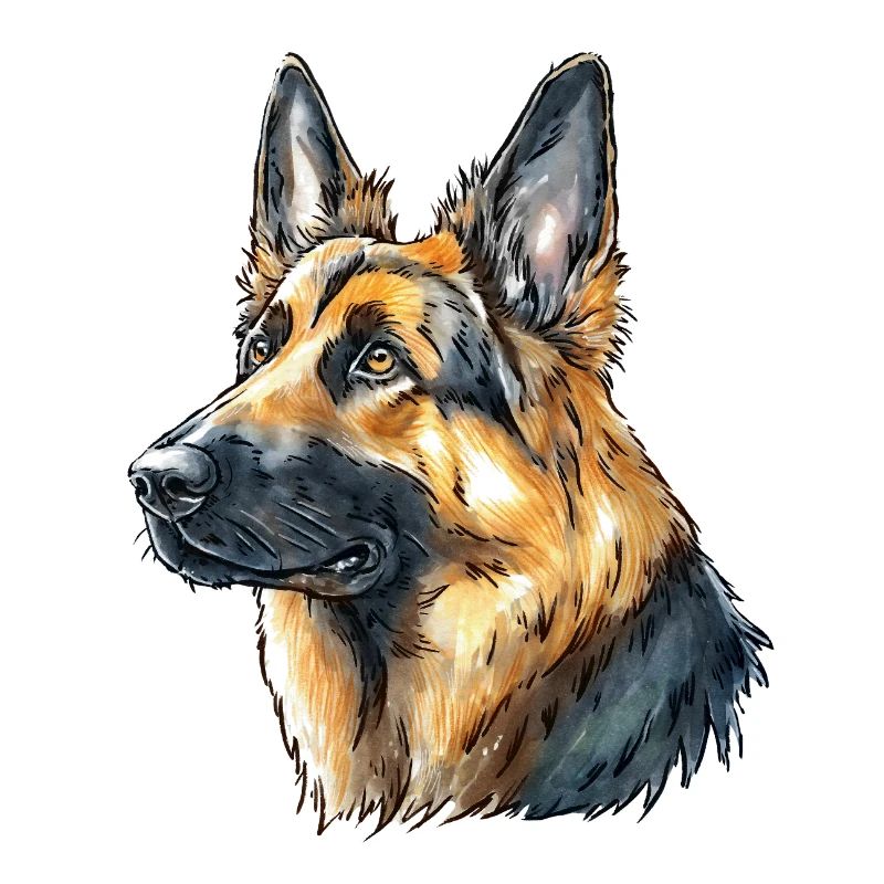 Deutscher Schäferhund Portrait