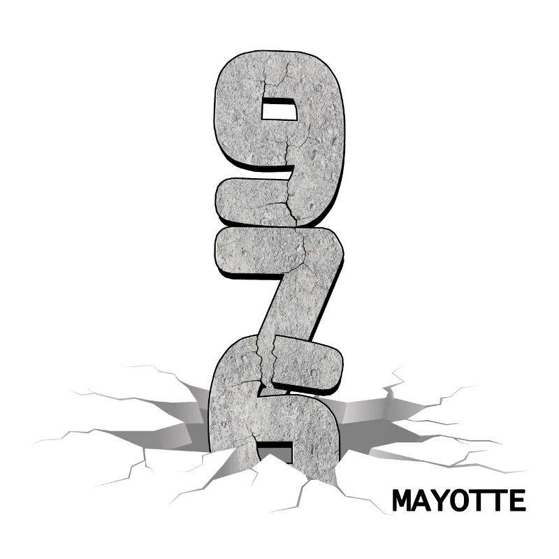 T SHIRT 976 mayotte