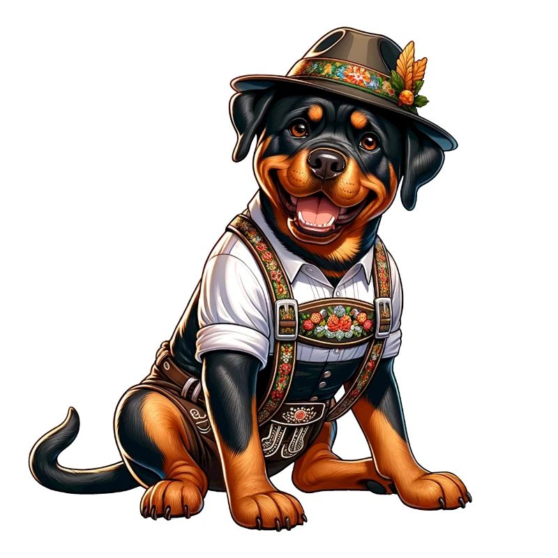 Chiens Rottweiler, design Bayern