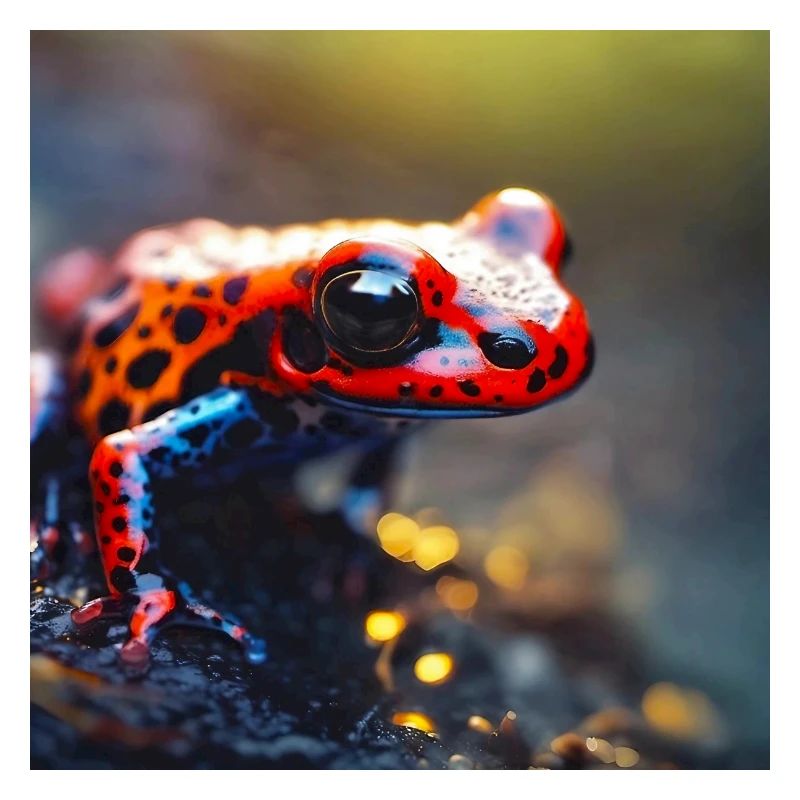 Bunter Frosch