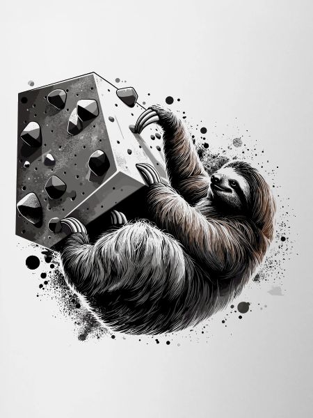 Bouldering Sloth Gift