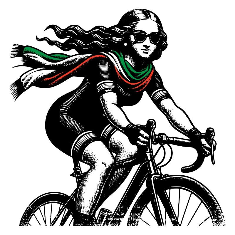 Mona Lisa à vélo