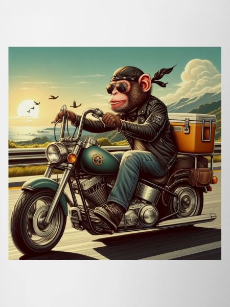 Singe à moto