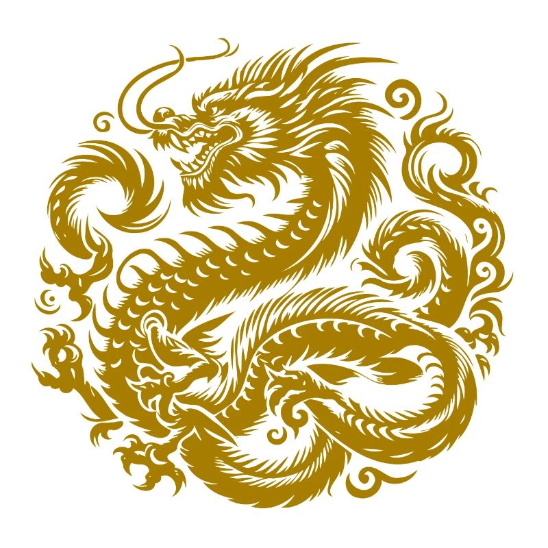 Tatouage de dragon chinois
