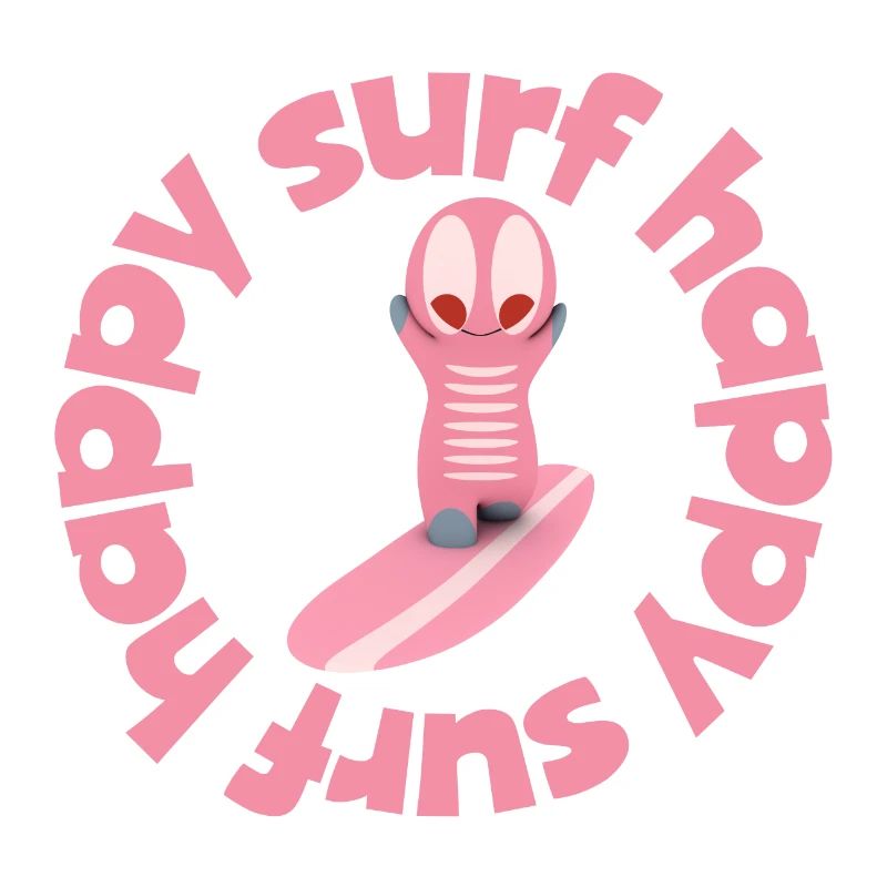 Figurine Kawaii de surf mignonne