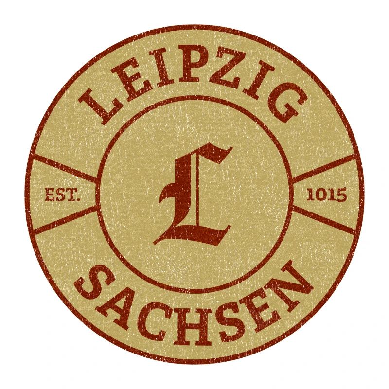 Emblème Saxon de Leipzig Vintage