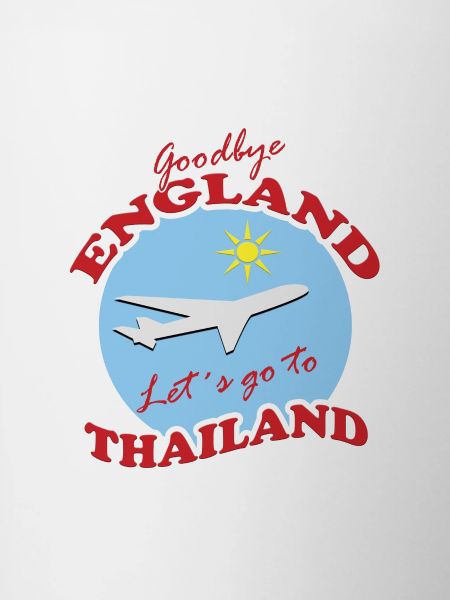 Thaïlande Voyage Adieu Conception d’Avion
