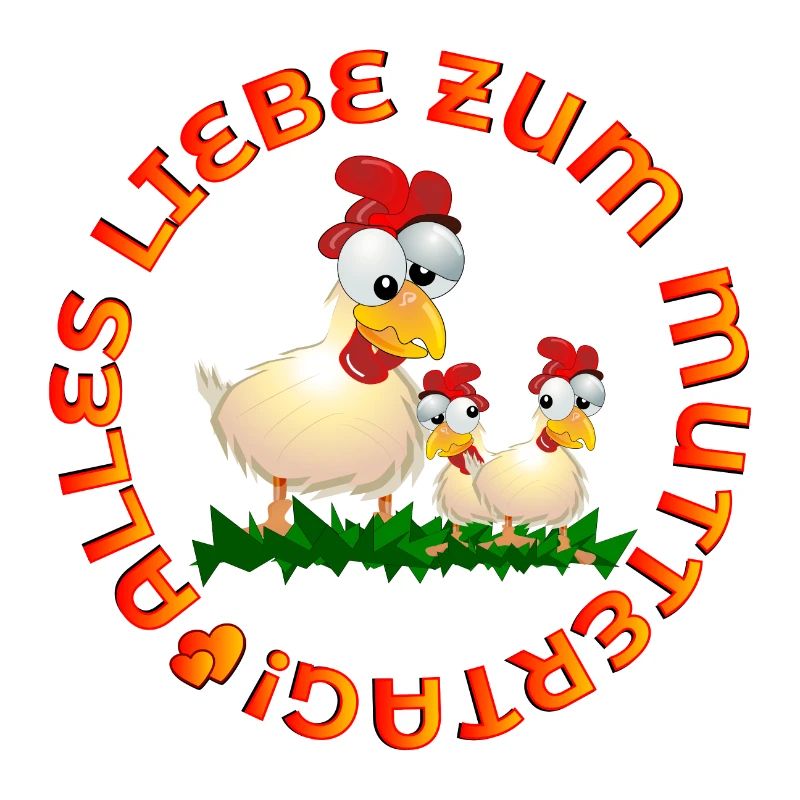 Alles Liebe zum Muttertag Hühner