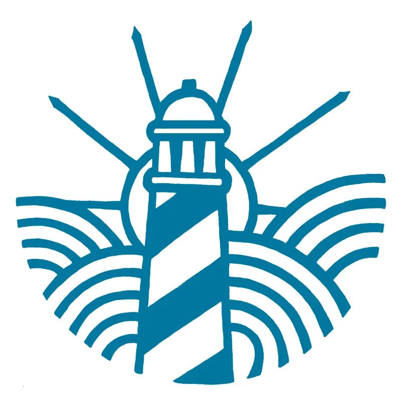 Le phare bleu et l'océan