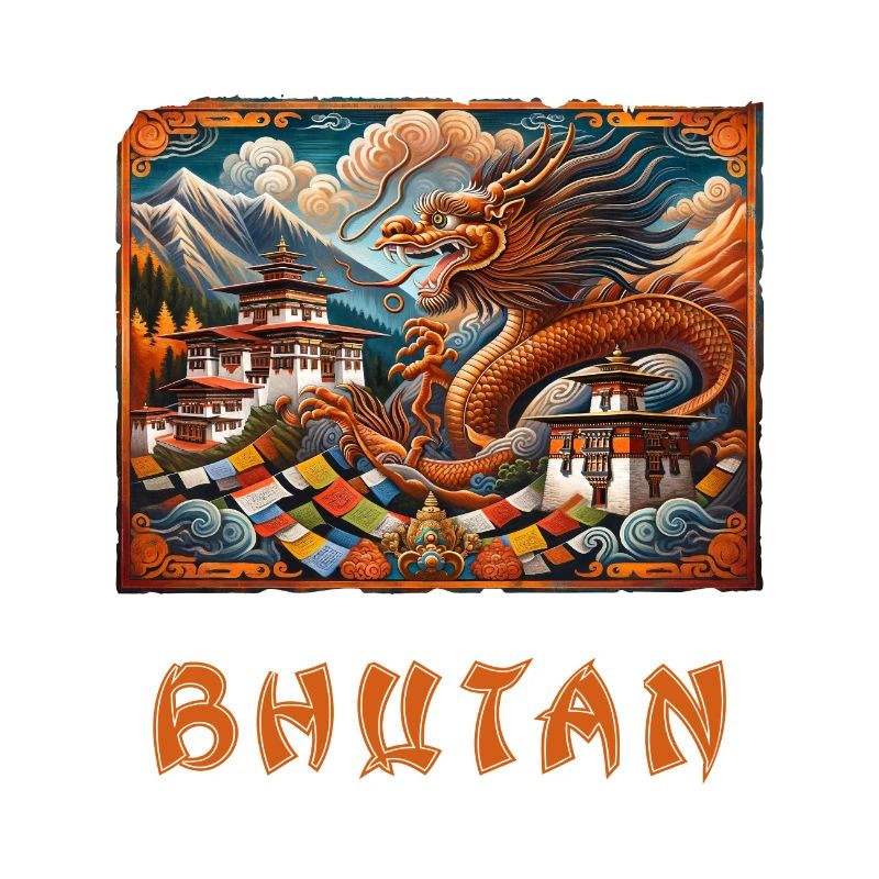 Bhutan dragon Buddha Thimphu