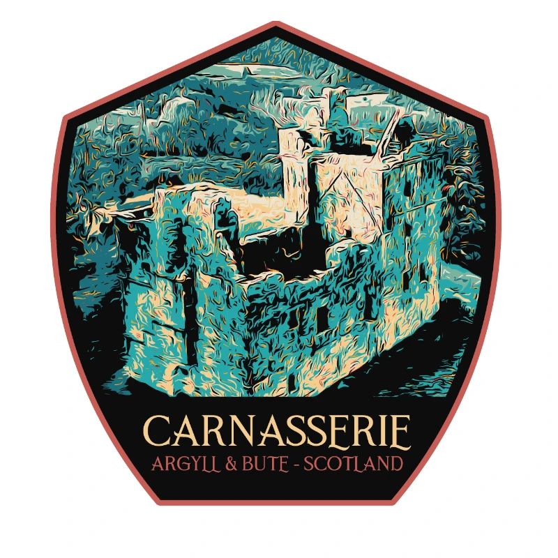 Illustration Château Carnasserie, Écosse