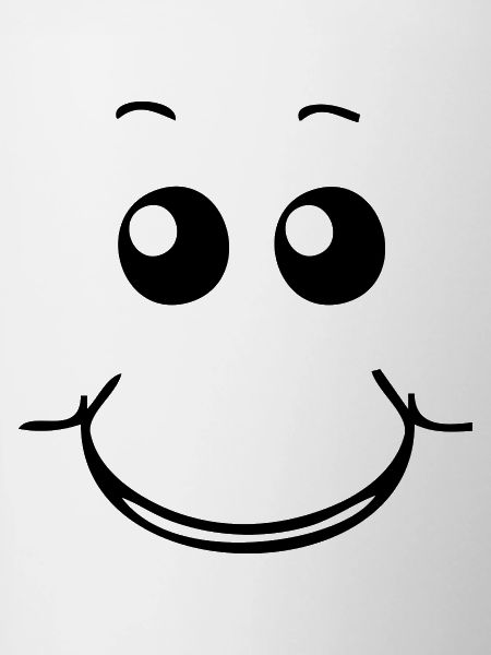 Visage souriant