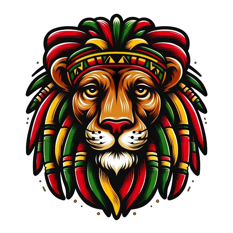 Reggae Rhythmus: Löwe & Freiheit