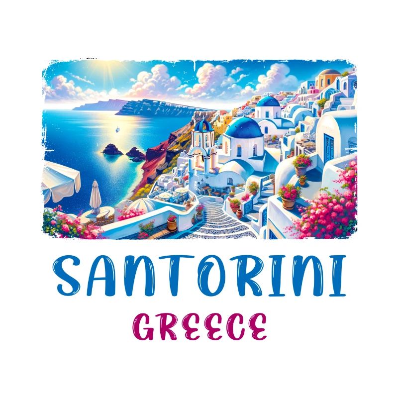 Excursions de vacances en mer à Santorin en Grèce