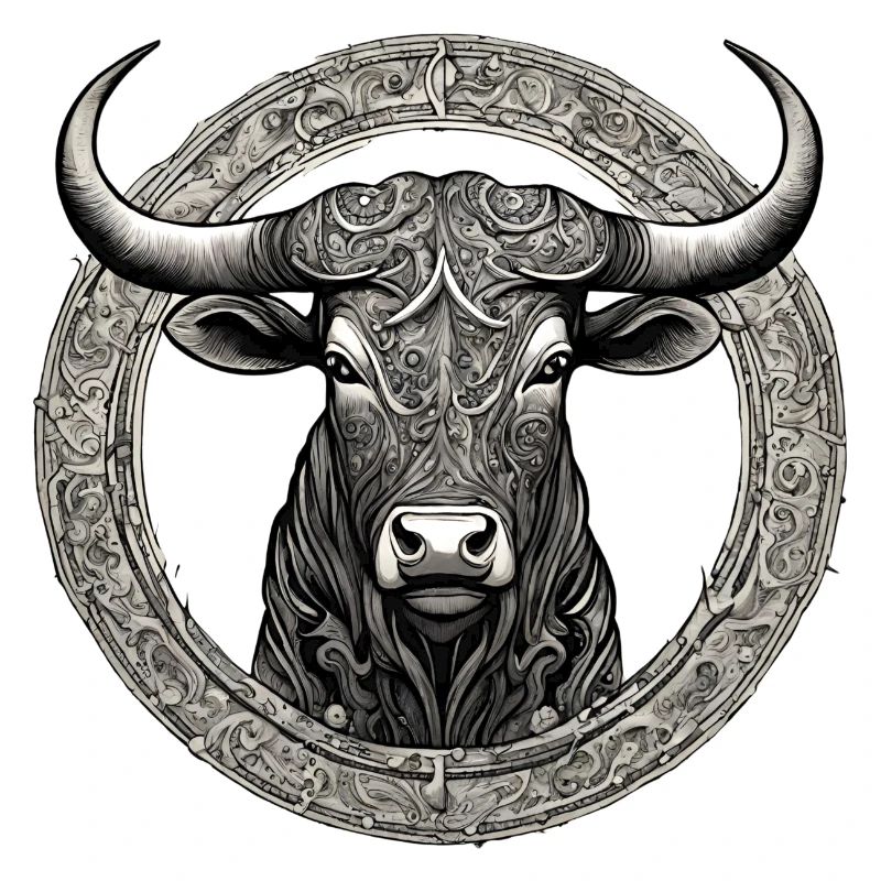 Taurus Widder Bulle Kuh ochse Designe